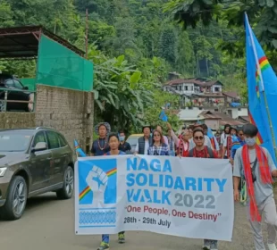 Frustration in Naga's: Solidarity walk for unity and freedom.