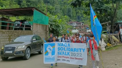 Frustration in Naga's: Solidarity walk for unity and freedom.