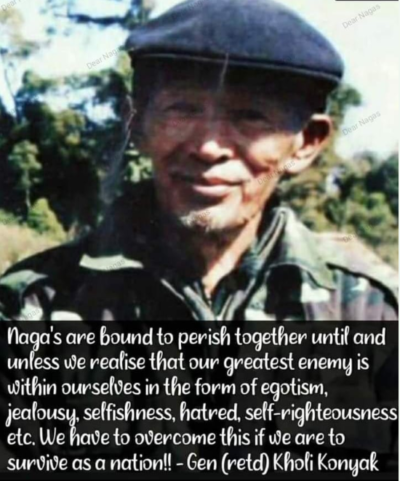 Remembering our leader (Lt.) Gen (Retd.) Kholi Konyak