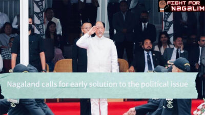 Nagaland CM address that GOI must resolve political issues first.
