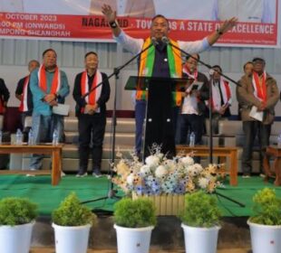 NDPP organized a rally for its candidate in the 43-Tapi bye-election