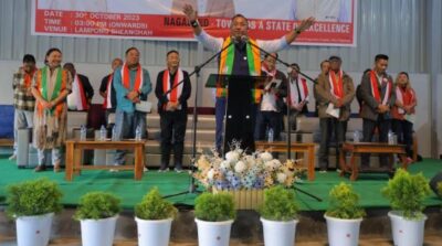 NDPP organized a rally for its candidate in the 43-Tapi bye-election