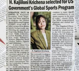 Naga woman selected US Government sports program