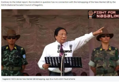 Nagaland's NSCN demands for a thorough probe and disputes claims that New Market GB was abducted