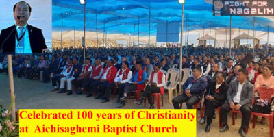 Celebrated 100 years of Christianity at Aichisaghemi Baptist Church