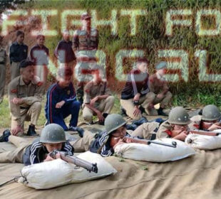 Shooting practice week of NCC cadets