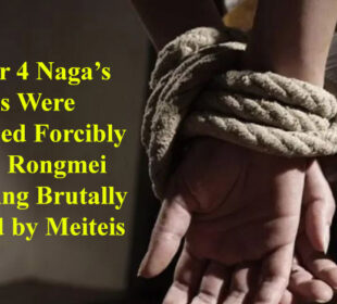 A group of armed individuals forcibly kidnapped (4) four Naga girls who were working at a beauty Parlour in Imphal.